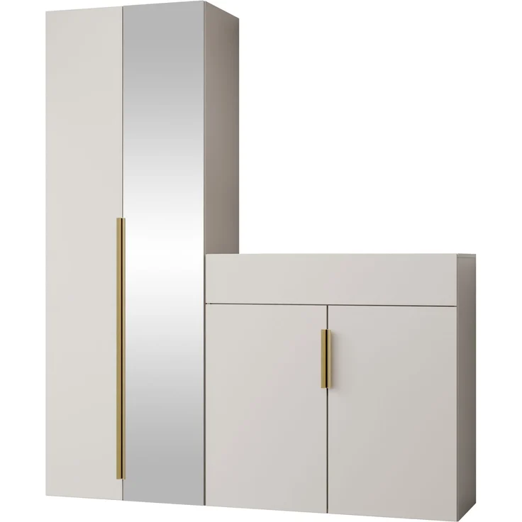 Garderoben-Set Kerkin II (Farbe: Sandfarben) – Bild 2