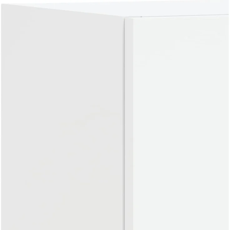 vidaXL 4-tlg. Wohnwand mit LED-Beleuchtung Weiß Holzwerkstoff 3216647 – Bild 11