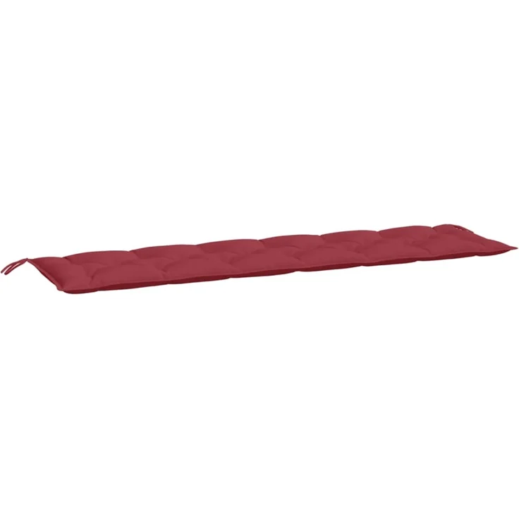 vidaXL Gartenbank-Auflagen 2 Stk. Weinrot 200x50x7 cm Oxford-Gewebe 361744 – Bild 3