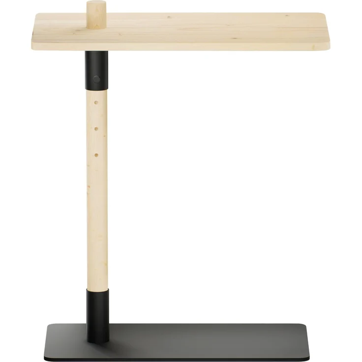 Beistelltisch ADJUST TABLE höhenverstellbar Kiefer natur lackiert – Bild 1