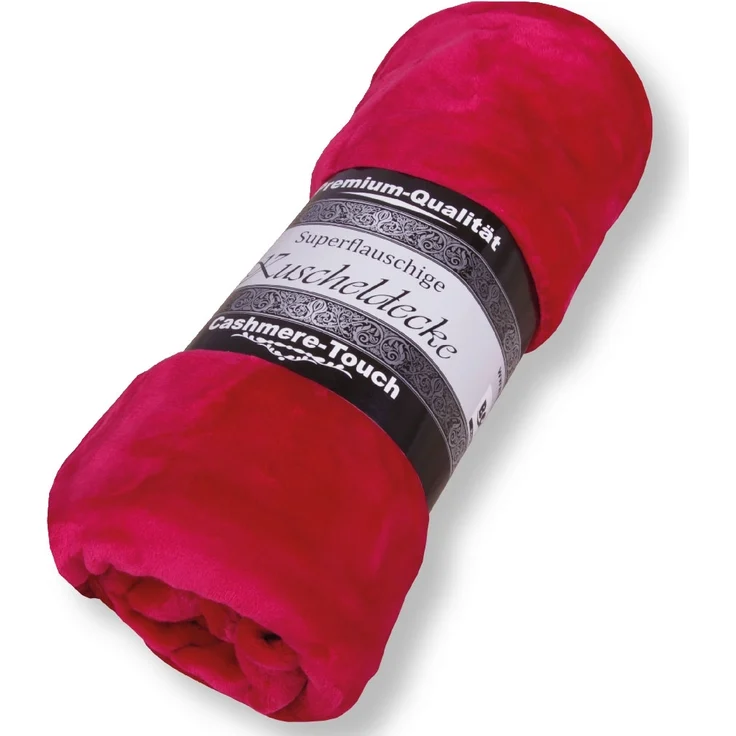 Kuscheldecken Flauschdecke Wohndecke Cashmere Touch beere - himmbeere-150x200 cm – Bild 3