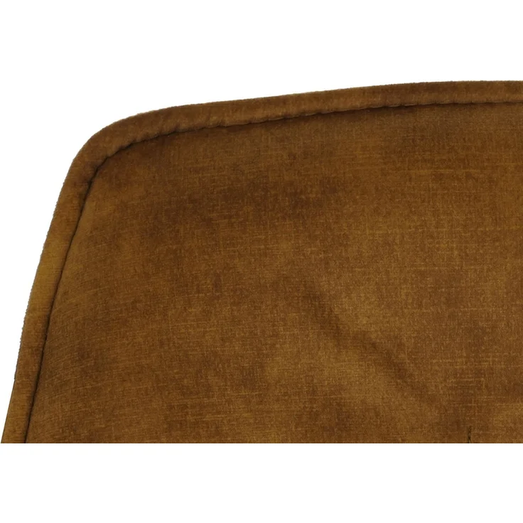 2er-Set Esszimmerstuhl HWC-L80, Küchenstuhl Armlehne drehbar Auto-Return Samt 440g/m² ~ Wildleder-Optik senfgelb – Bild 5