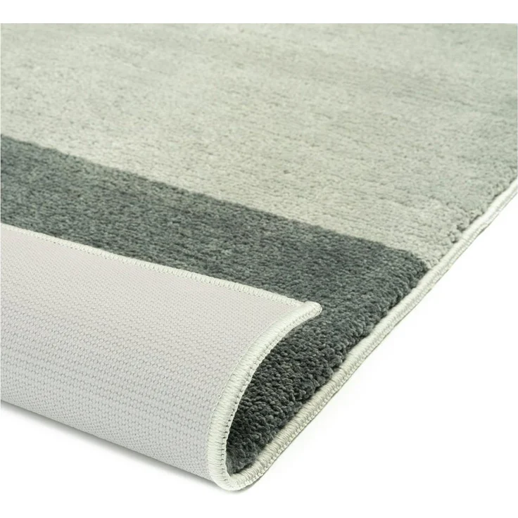 Karat Badematte Horizont, 4 Farben & 3 Größen, Badteppich, Höhe 12 mm, TPR Rücken, pflegeleicht, Badezimmer, Polyester, Rechteckig, Rutschhemmender TPR-Rücken – Bild 2