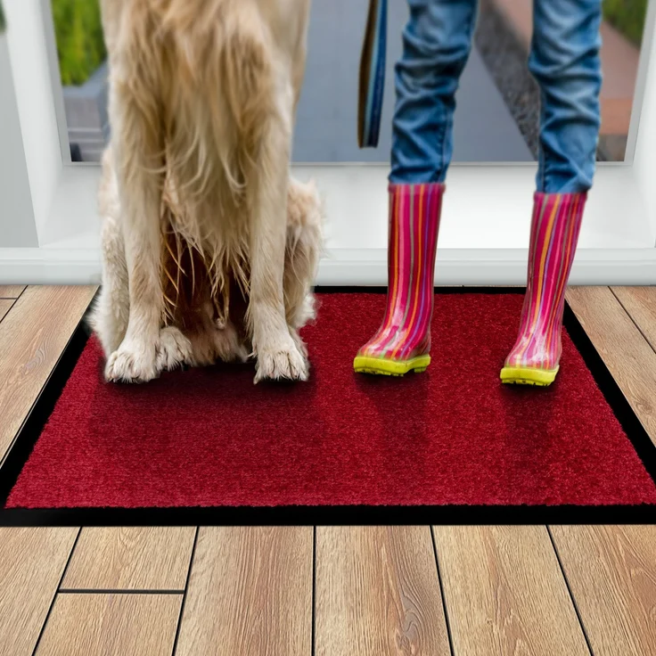 Furni24 Fußmatte - Rot, 40 x 60 cm – Bild 10