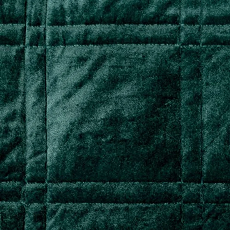 Prachtvolle Tagesdecke für Ehebett Glamour Decke KRISTIN 2 220x240 cm dunkelminze – Bild 3