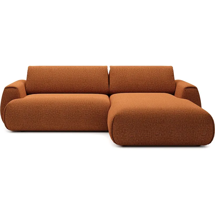 Vente-unique - MONELIA Sofa Stoff Rot - B 167 cm x H 81 cm x L 270 cm – Bild 2