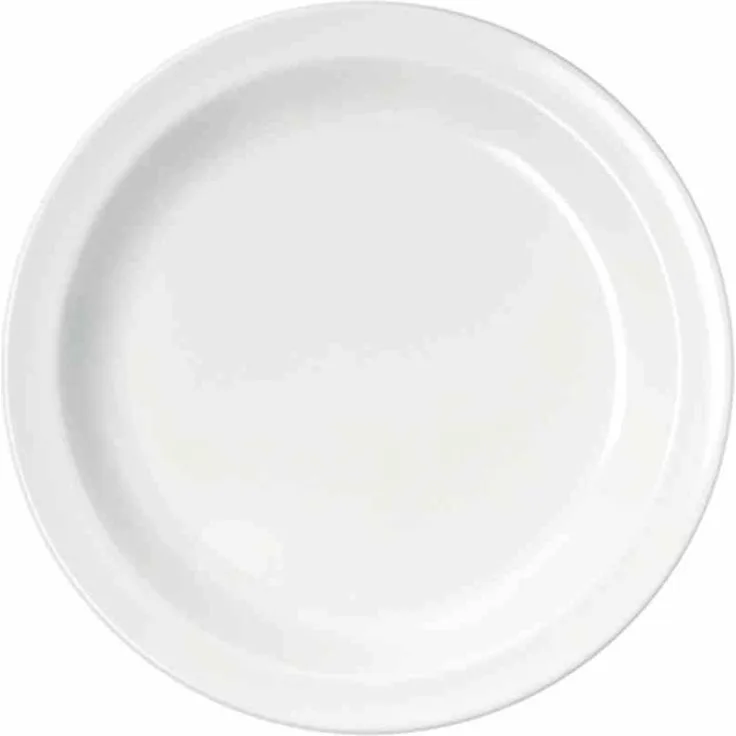 Waca Melamin Kuchenteller, 19, 5 cm Ø, weiß