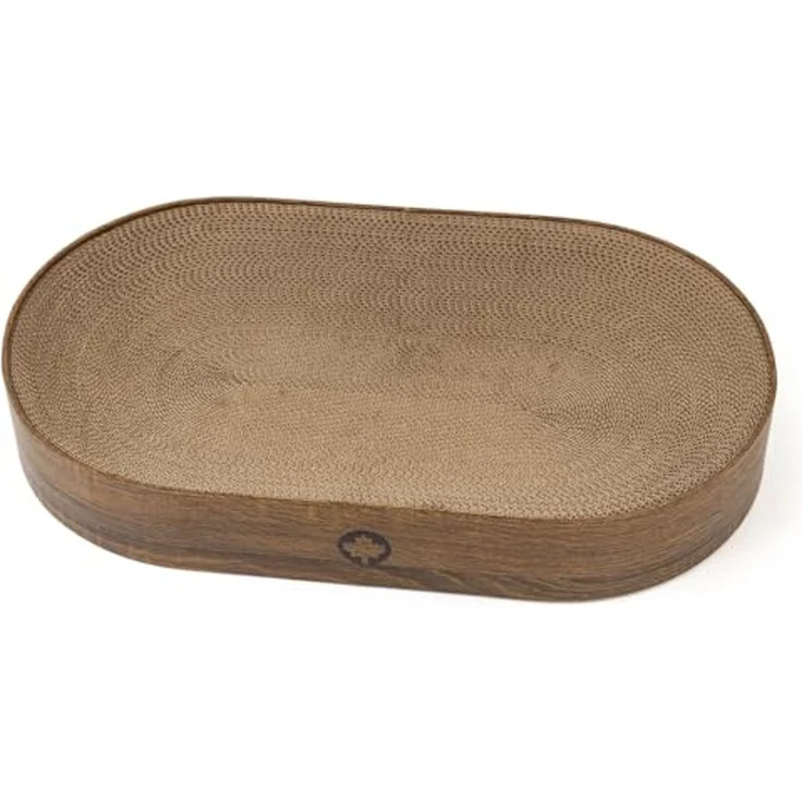 Canadian Cat Company Kratzbrett Apollo, Katzenbett aus Wellpappe, walnuss, ca. 63 x 35 x 10 cm – Bild 6