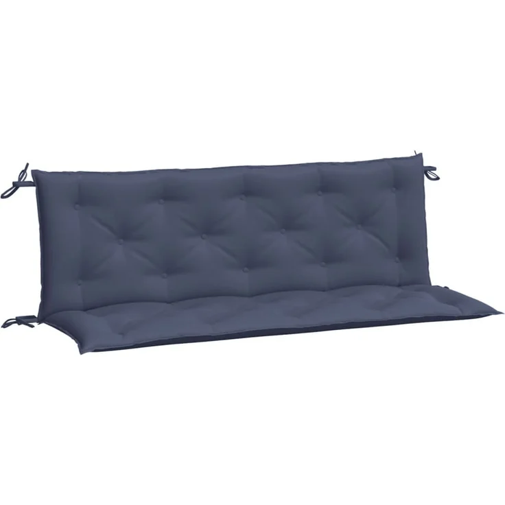 vidaXL Gartenbank-Auflagen 2 Stk. Marineblau 150x50x7 cm Oxford-Gewebe 379085 – Bild 1