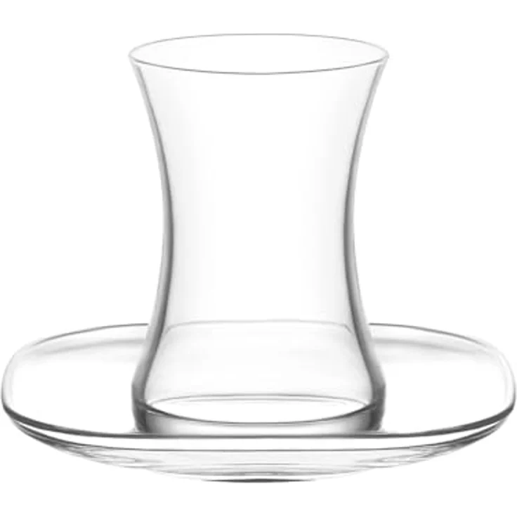 LAV Zen 12-teiliges Set Teegläser mit Unterteller - 155 ml – Bild 5