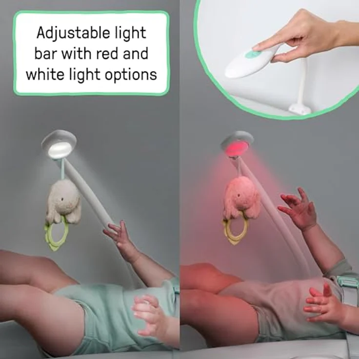 Ingenuity Day & Night Sylvi Wickelauflage – Inklusive Nachtlicht – Leicht zu reinigen – Zusätzlicher Komfort – Für Kinder ab 0 Monaten – Bild 5