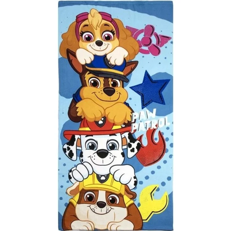 Strandtuch Kinder Jungen Paw Patrol Badetuch 70x140 cm Urlaub Must Haves – Bild 2