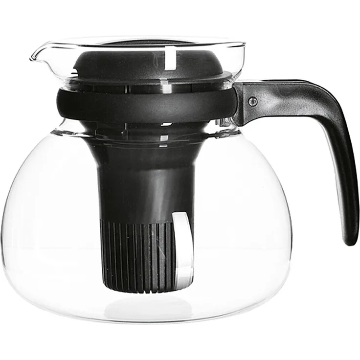 BOHEMIA CRISTAL Teebereiter Glas / Kunststoff Svatava 1,5 l H:15cm