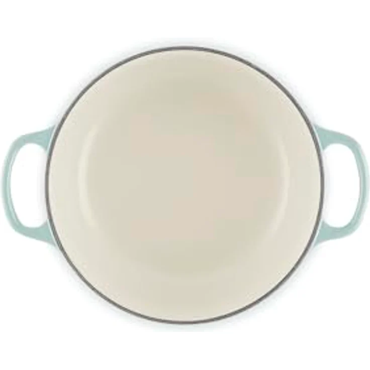 Le Creuset Signature Bräter rund 20 cm Sea Salt – Bild 5