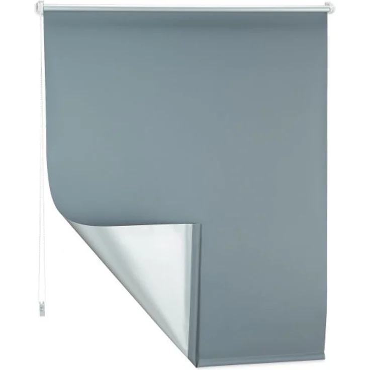 Relaxdays 4 x Verdunkelungsrollo grau 100x160 cm – Bild 6