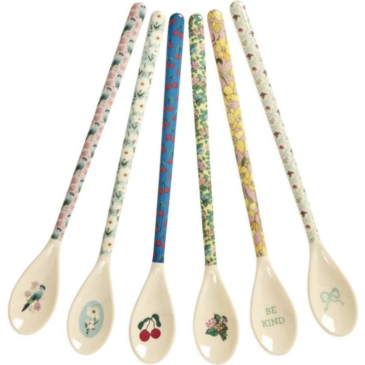 rice Dessertlöffel Rice Melamin Latte Löffel 6er Set - Show your True Colors – Bild 1