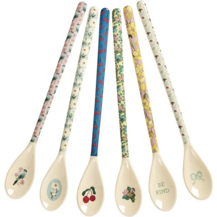 rice Dessertlöffel Rice Melamin Latte Löffel 6er Set - Show your True Colors