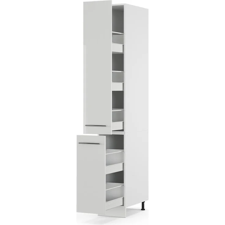 Badschrank Fame-Line Weiß Hochglanz 30 x 206.8 cm Vicco – Bild 4
