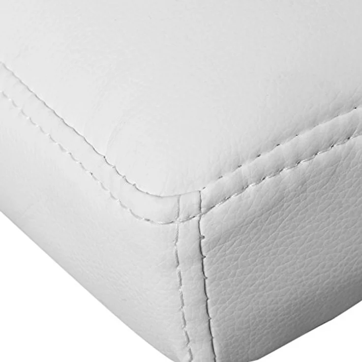 Songmics 2er-Set Barhocker mit Lehne und robustem, weiß, 38 x 44,5 x 115 cm, PU – Bild 10
