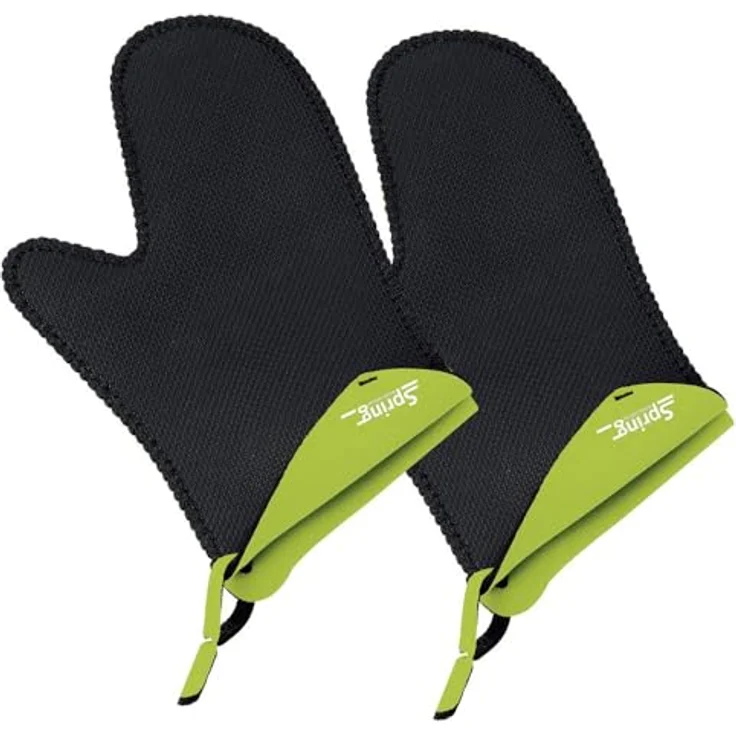 Spring Grips Handschuh kurz hellgrün 1 Paar – Bild 1