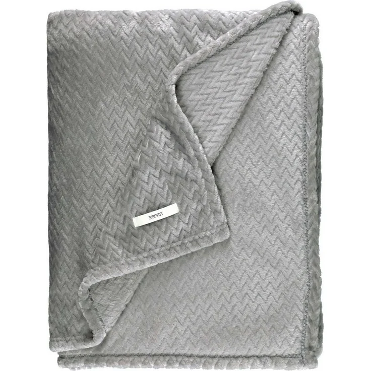 Esprit Tagesdecke COMFY-2 Wohndecke Set, 140 x 190 cm in Grau – Bild 2