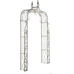 CLP Rosenbogen Aurora aus Metall, Rankhilfe für Kletterpflanzen, Rundbogen,bronze