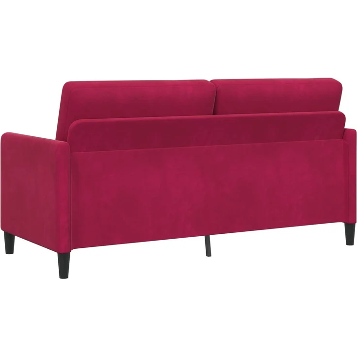 vidaXL Sofa Set mit Stauraum 2 stk. Weinrot Polyester 3429251 – Bild 4