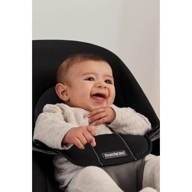 BabyBjörn Bouncer Balance Soft, gewebt, schwarz/dunkelgrau – Bild 3