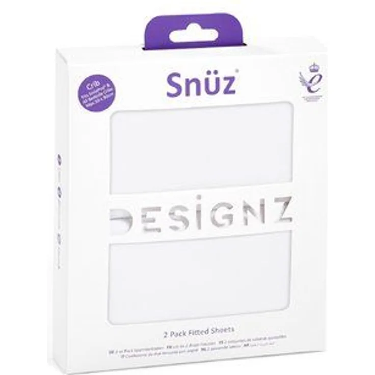 Snüz 'White' Spannbettlaken 2er Pack