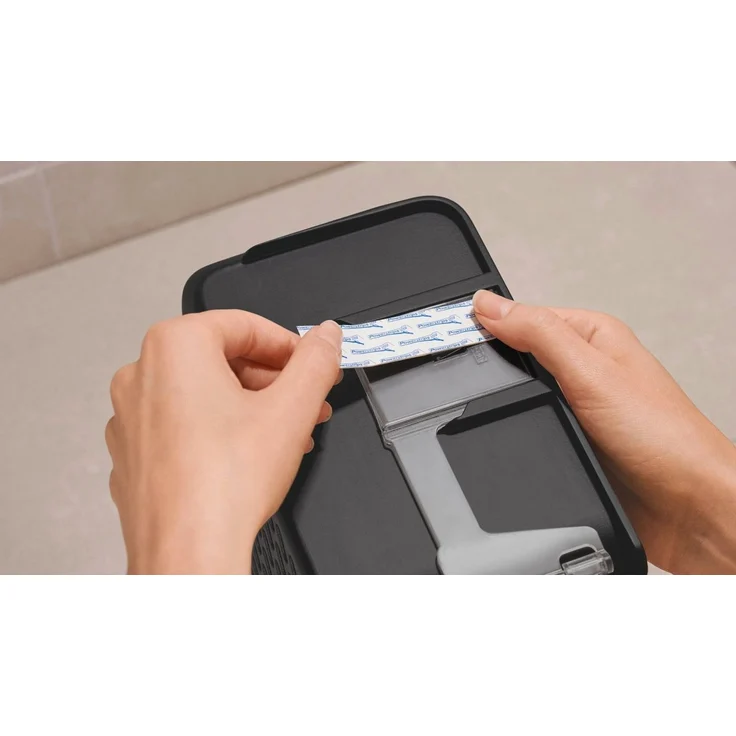 tesa Duschablage LAVAA Eck-Duschkorb klein inkl. tesa Powerstrips Waterproof Strips XL, Packung 1-tlg, Ablagekorb ohne Bohren, Eckregal – Bild 3