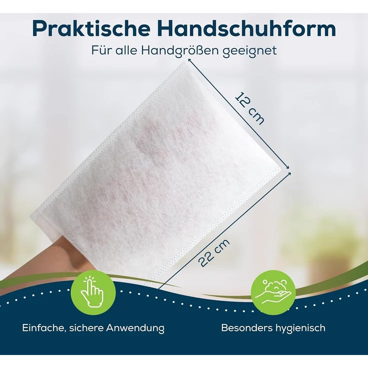 Sensalou Einmal-Waschhandschuh Sensalou Einmal Wasch Handschuh Einweg Lappen Erwachsene Baby Kinder (100-St) – Bild 3