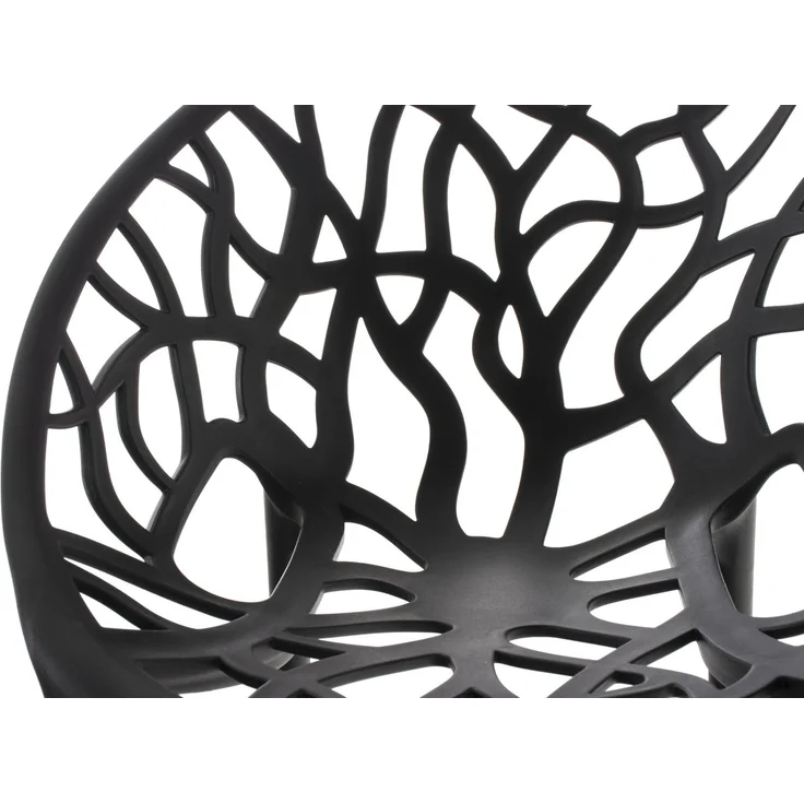 CLP Gartenstuhl Hope mit Lehne stapelbar wetterfest UV-beständig bis 150 kg,schwarz – Bild 7