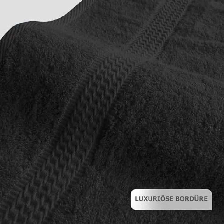 TRENDBUY24 Handtuch Set Handtücher Duschtücher Gästetücher Baumwolle Frottee Premium 4er Set, 100% Baumwolle (4-St), Duschtuch – Bild 6