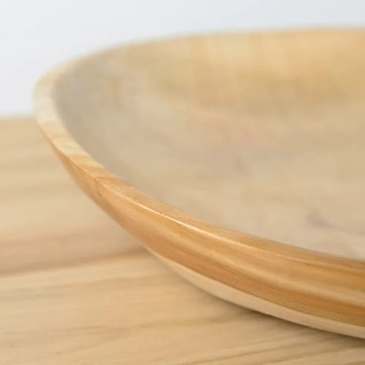 wohnfreuden Dekoschale Teak Holzschale lasiert braun 30 cm, 1119 – Bild 6