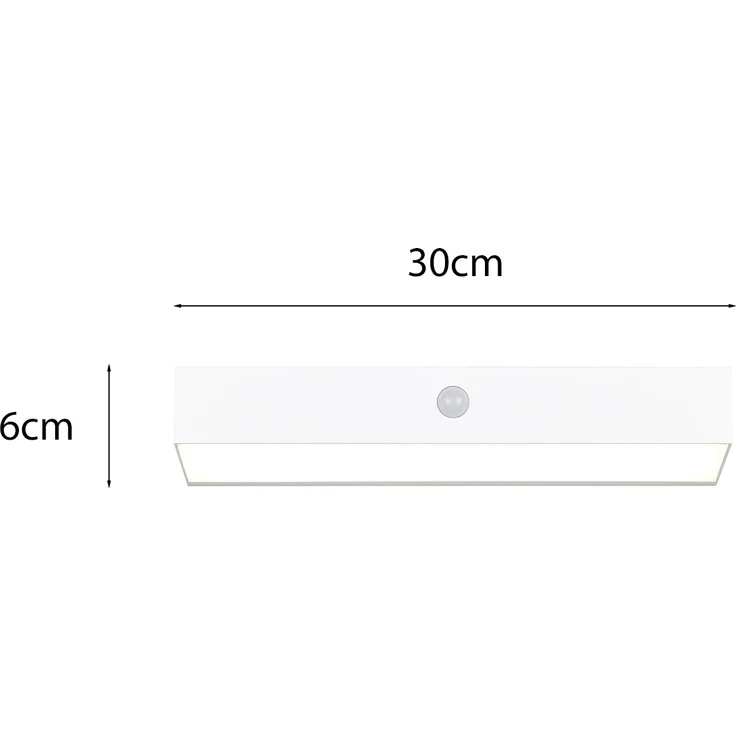 Solar Wandleuchte SILVES auch per USB aufladbar mit Bewegungsmelder, Breite 30cm – Bild 4