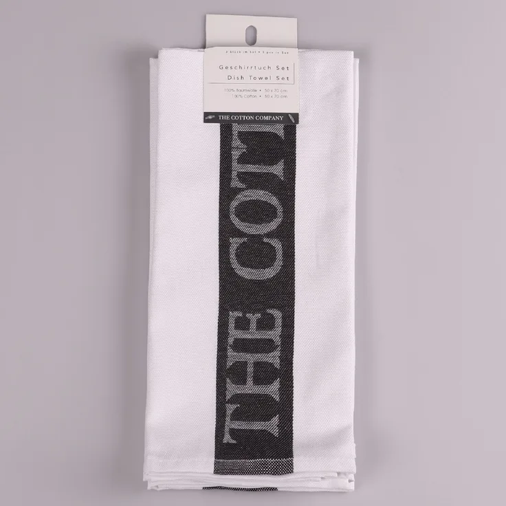 SANSIBAR Geschirrtuch-Set LB 70x50 cm weiß