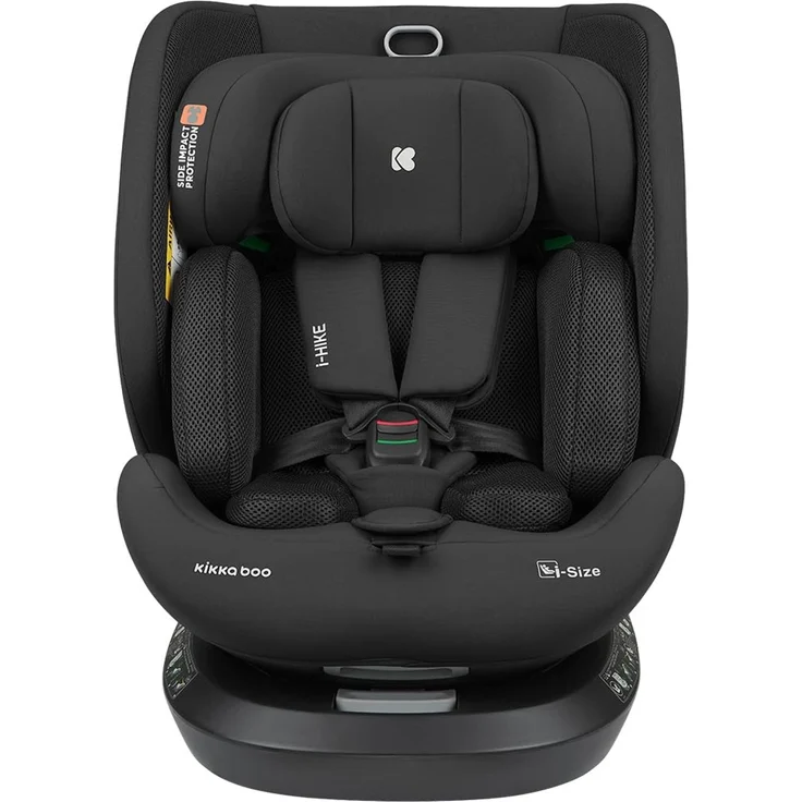 Kikkaboo i-Size Kindersitz i-Hike (40-150 cm) Isofix, 360° drehbar, verstellbar schwarz – Bild 5