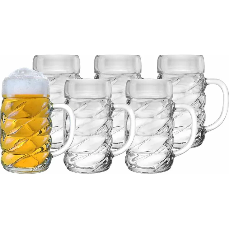 Stölzle Oberglas DIAMOND Maßkrug 1,0 l 6er Set