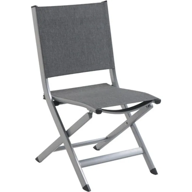 2er Set Solido Klappstuhl grau
