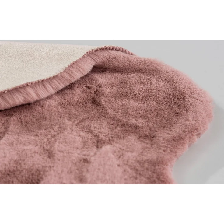 SCHÖNER WOHNEN-Kollektion Fellteppich Tender, fellförmig, Höhe: 26 mm, weich durch Microfaser, Kaninchenfell Haptik, Kunstfell, waschbar – Bild 2