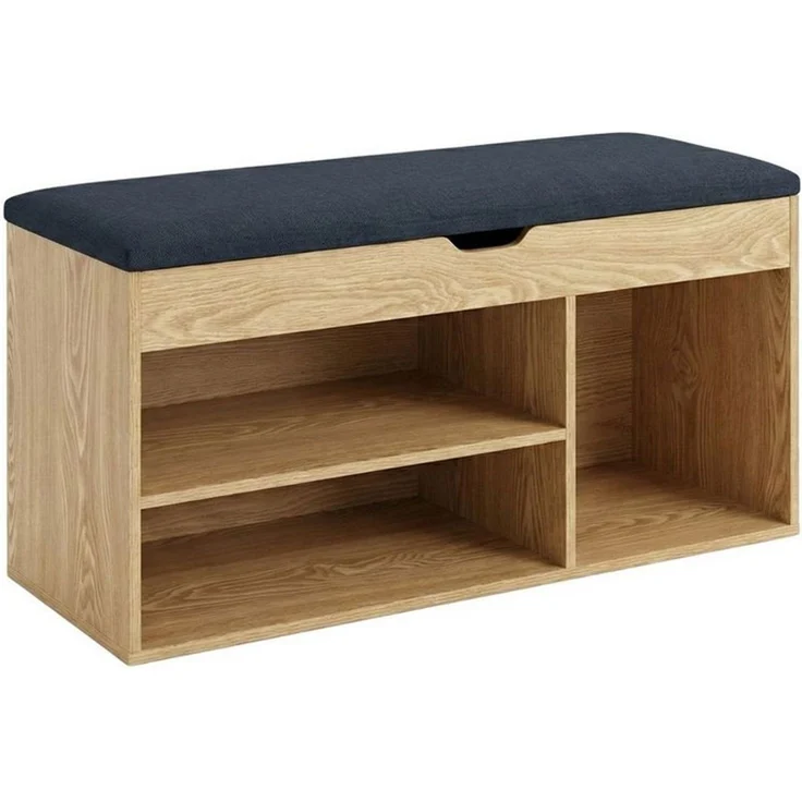 BOXIMO Schuhschrank Schuhregal mit Sitzfläche TRIA, 80 x 43 x 30 cm – Bild 1