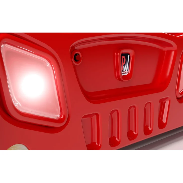 Kinderbett Monza mit Lattenrost 90x190 cm in Rot – Bild 8