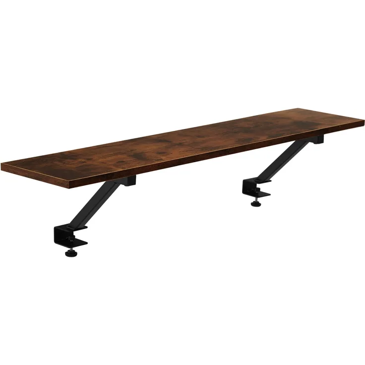 tectake Schreibtisch Computertisch Melrose 140x130x76,5cm (1-St, 1 tlg), Rustikaler Eckschreibtisch im schlichten Industrie-Stil