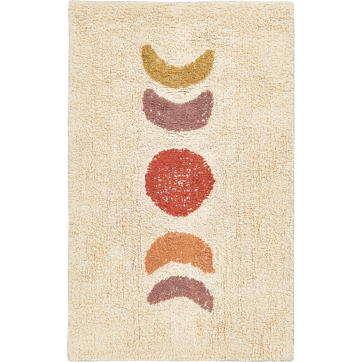 Badematte Baumwolle beige 50 x 80 cm ESME