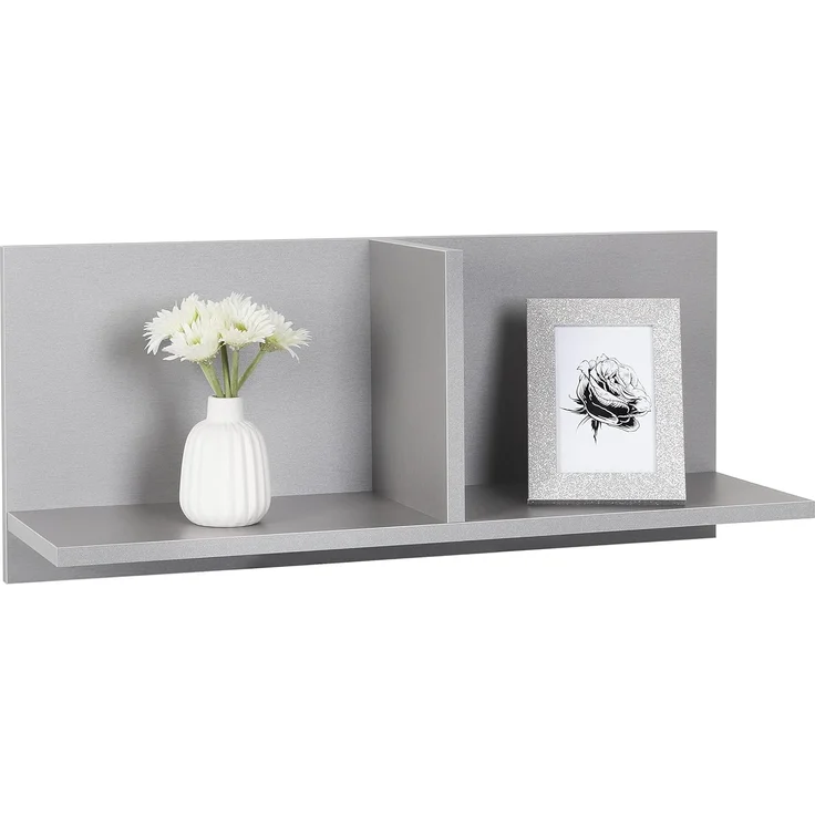 RICOO Wandregal 70 x 30 x 22 Grau, Spanplatte aus Holz, Hängereral WM013-PL, Regal Wand, Bücherregal Bilderregal Fotoregal Küchenregal Hängend Wandboard Würfelregal Schweberegal – Bild 1