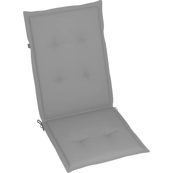vidaXL Verstellbare Gartenstühle mit Auflagen 8 Stk. Massivholz Teak 3072542 – Bild 6