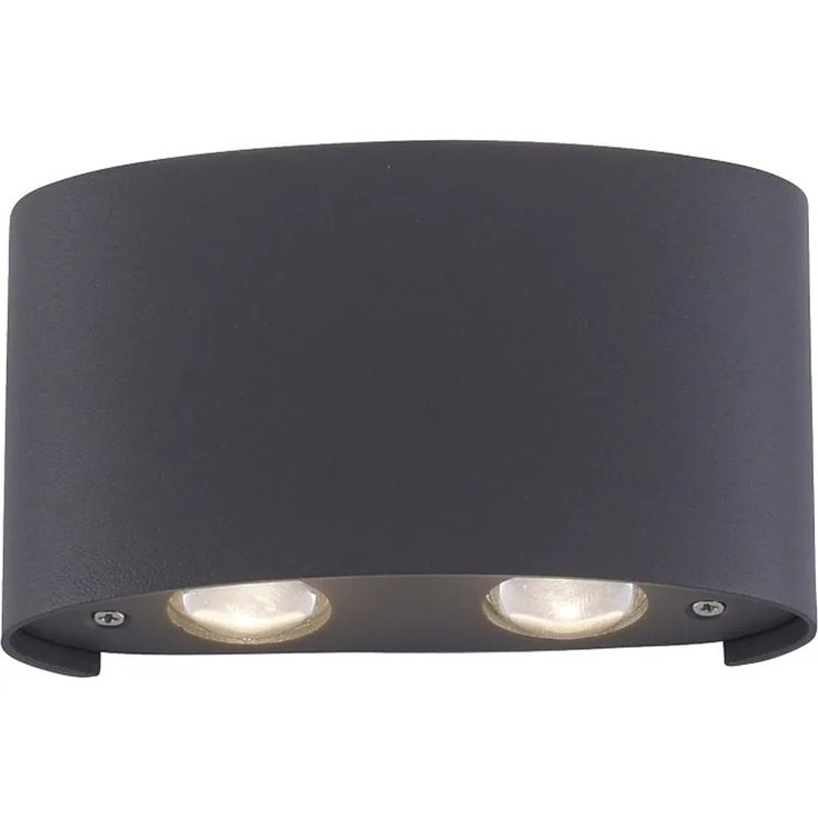 Paul Neuhaus 9487-13 Carlo LED Wandleuchte außen anthrazit IP54
