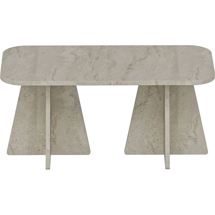 Skye Decor 'Mantar - 18700' Couchtisch, Travertin, 90 x 39 x 45 cm – Bild 6