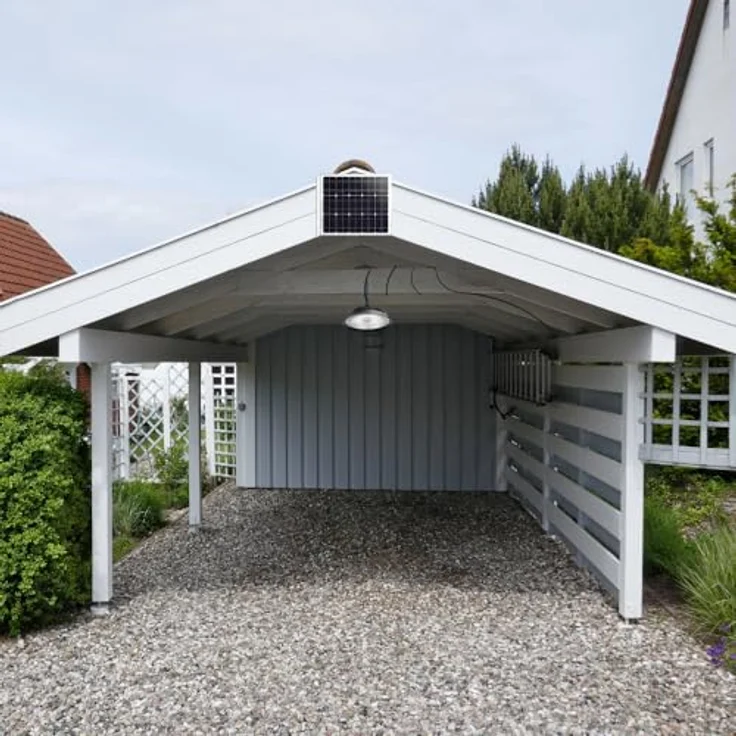 LUXULA LED Solarleuchte Solar CCT Hängeleuchte, 6W PV, 500lm, 3000K-4000K-6500K, IP44, LED fest integriert, warmweiß, CCT, neutralweiß, kaltweiß, steuerbar mit Fernbedienung, Lichtfarbe einstellbar – Bild 7