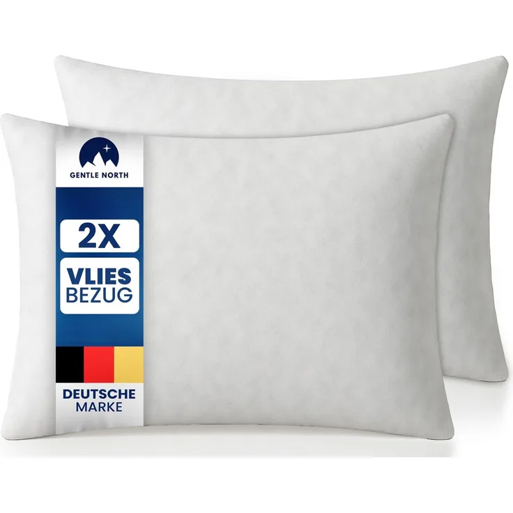 Gentle North Microfaserkissen Kopfkissen Set 2er 4er 6er – Deko- & Füllkissen – Waschbar 40°C